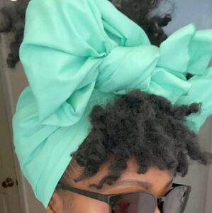 Peppermint Green Solid Hair Wrap Head Tie NEW